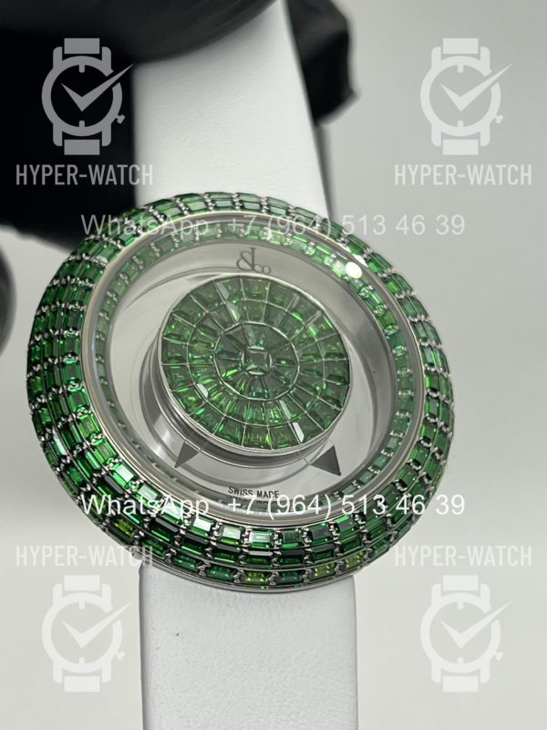 Фото 3 - Jacob & Co Brilliant Mystery Baguette Green