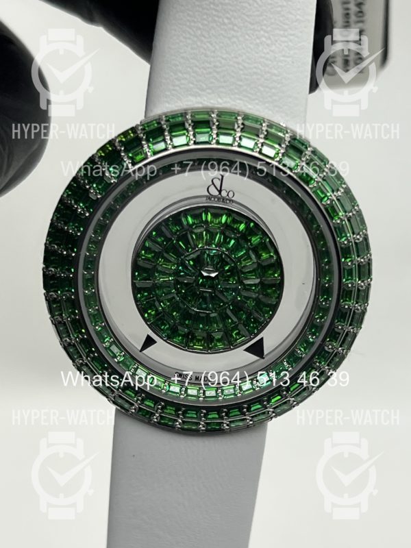 Фото 4 - Jacob & Co Brilliant Mystery Baguette Green