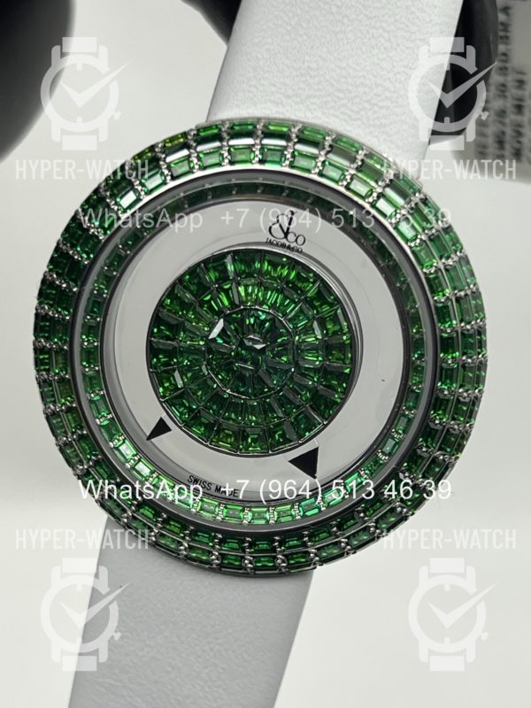 Фото 5 - Jacob & Co Brilliant Mystery Baguette Green