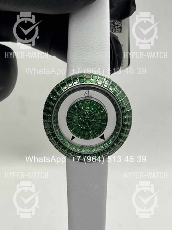 Фото 6 - Jacob & Co Brilliant Mystery Baguette Green
