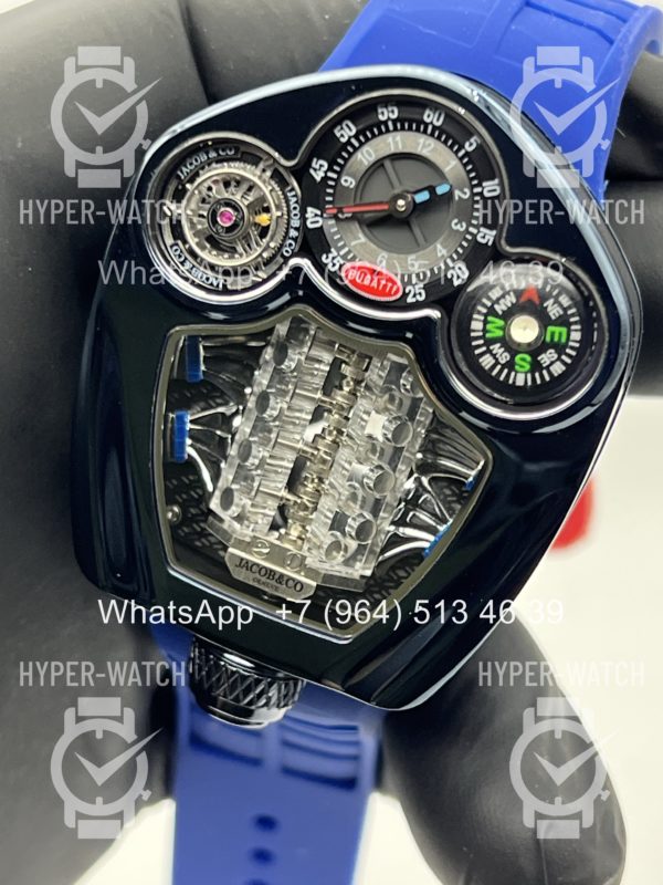 Фото 2 - Jacob & Co Bugatti Tourbillon BU300.22.AA.AA.B Blue