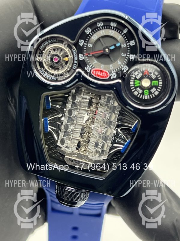 Фото 3 - Jacob & Co Bugatti Tourbillon BU300.22.AA.AA.B Blue