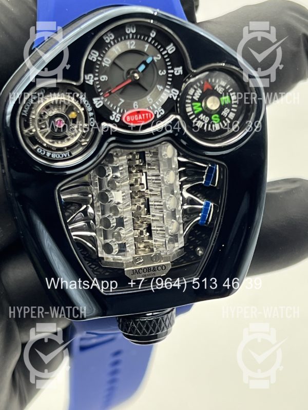 Фото 4 - Jacob & Co Bugatti Tourbillon BU300.22.AA.AA.B Blue