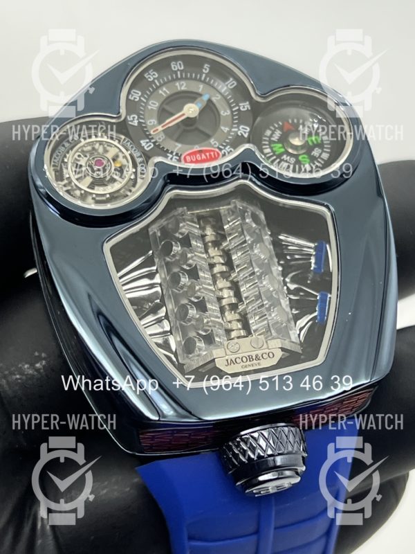 Фото 5 - Jacob & Co Bugatti Tourbillon BU300.22.AA.AA.B Blue