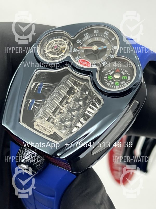 Фото 7 - Jacob & Co Bugatti Tourbillon BU300.22.AA.AA.B Blue