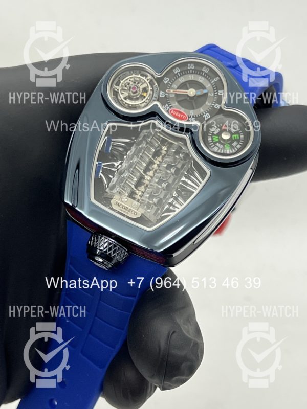 Фото 8 - Jacob & Co Bugatti Tourbillon BU300.22.AA.AA.B Blue