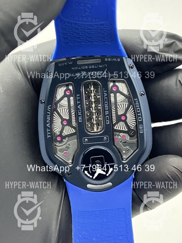 Фото 19 - Jacob & Co Bugatti Tourbillon BU300.22.AA.AA.B Blue