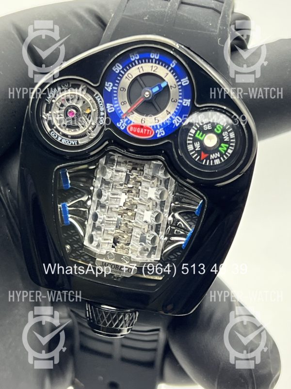 Товар Jacob & Co Bugatti Tourbillon BU300.21.AA.AA.A Фото 5 - Jacob & Co Bugatti Tourbillon BU300.21.AA.AA.A
