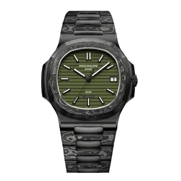 Товар Patek Philippe Nautilus 40mm DiW Carbon 5711 Green Фото 1 - Patek Philippe Nautilus 40mm DiW Carbon 5711 Green