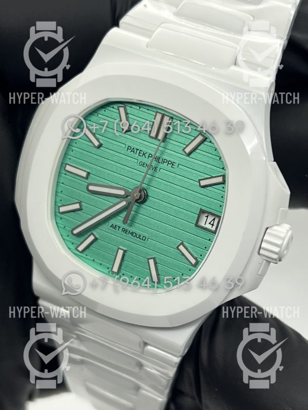 Товар Patek Philippe Nautilus AET Remould 5711 White Ceramic Фото 2 - Patek Philippe Nautilus AET Remould 5711 White Ceramic