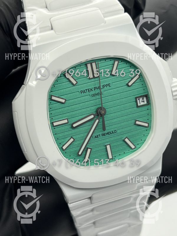 Товар Patek Philippe Nautilus AET Remould 5711 White Ceramic Фото 4 - Patek Philippe Nautilus AET Remould 5711 White Ceramic