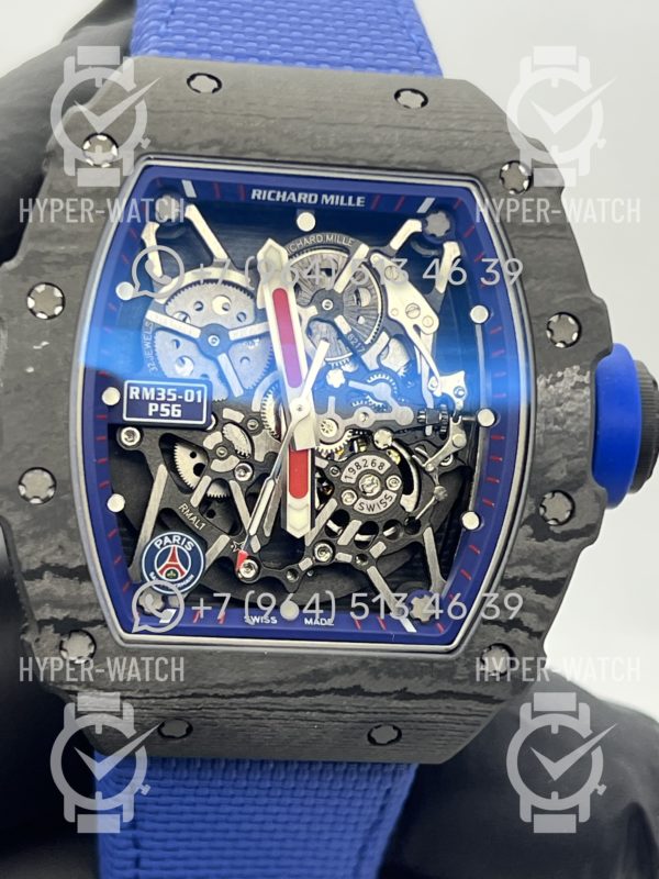 Товар Richard Mille RM 035-01 PSG Paris Blue Фото 2 - Richard Mille RM 035-01 PSG Paris Blue