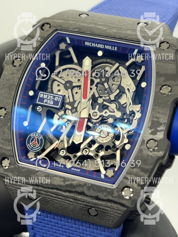 Товар Richard Mille RM 035-01 PSG Paris Blue Фото 4 - Richard Mille RM 035-01 PSG Paris Blue