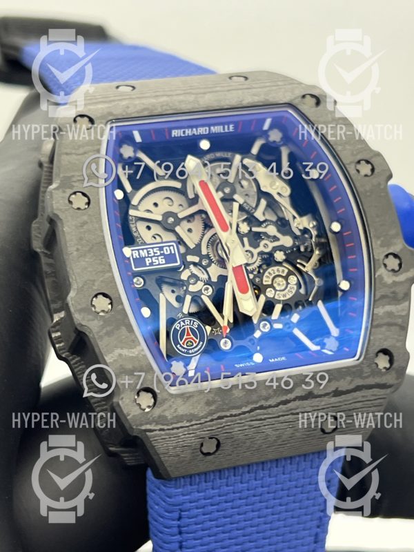 Товар Richard Mille RM 035-01 PSG Paris Blue Фото 5 - Richard Mille RM 035-01 PSG Paris Blue