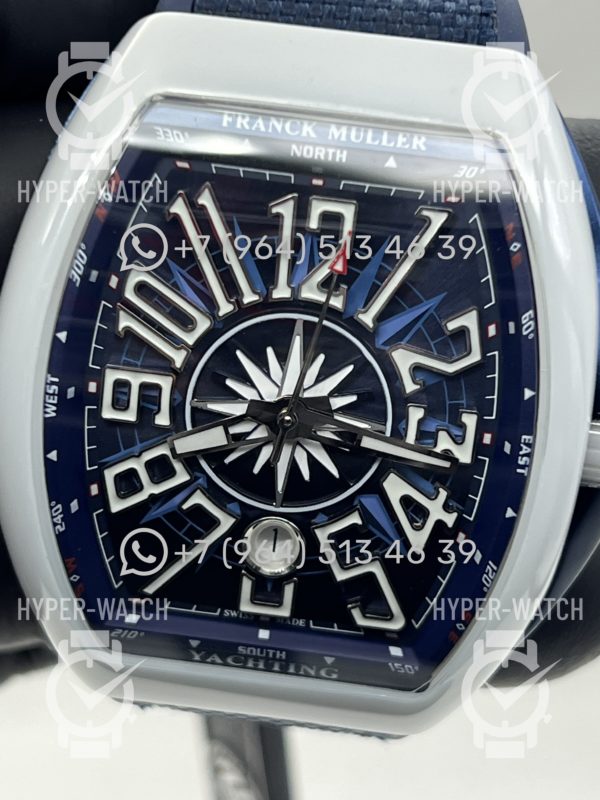Фото 8 - Franck Muller Vanguard Yachting V45 SC DT Blue