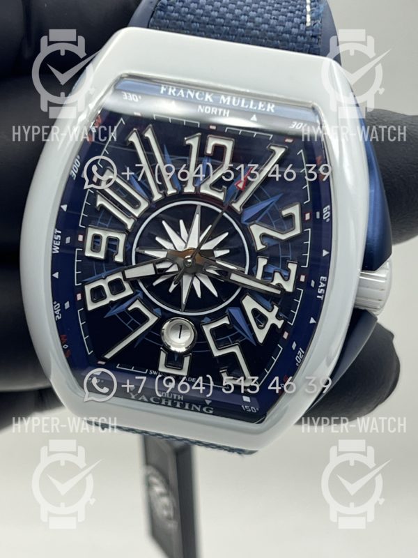 Фото 9 - Franck Muller Vanguard Yachting V45 SC DT Blue