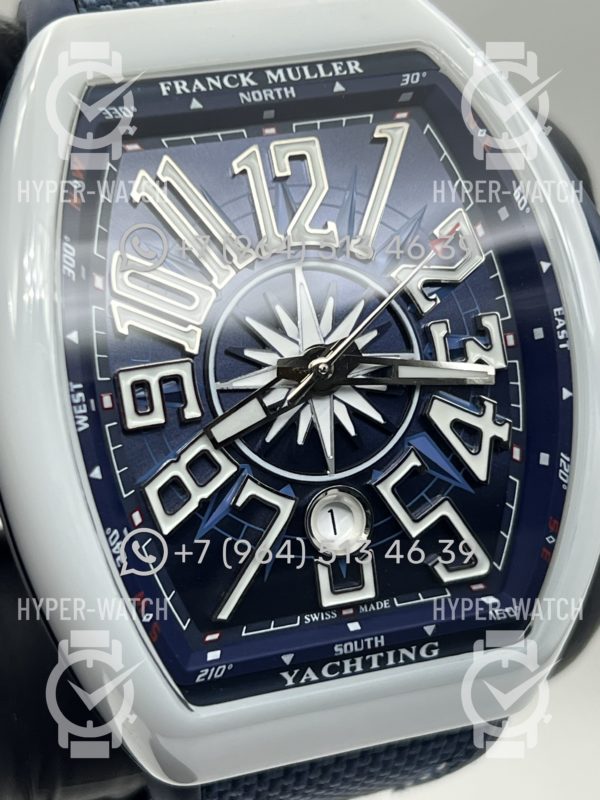 Фото 10 - Franck Muller Vanguard Yachting V45 SC DT Blue