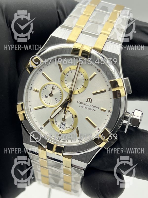 Фото 2 - Maurice Lacroix Aikon Chronograph 44mm AI1118-PVY03-130-1