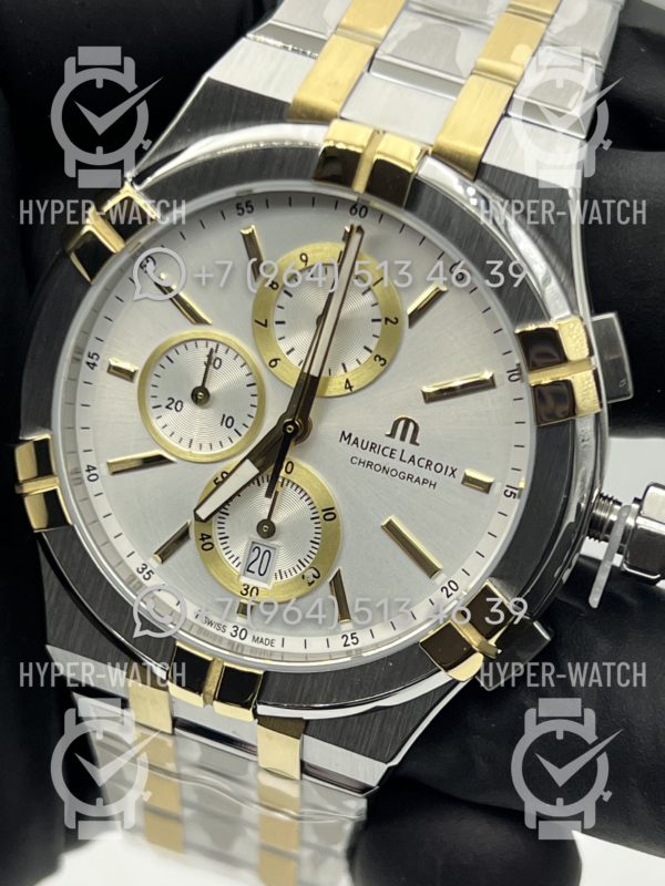 Фото 3 - Maurice Lacroix Aikon Chronograph 44mm AI1118-PVY03-130-1