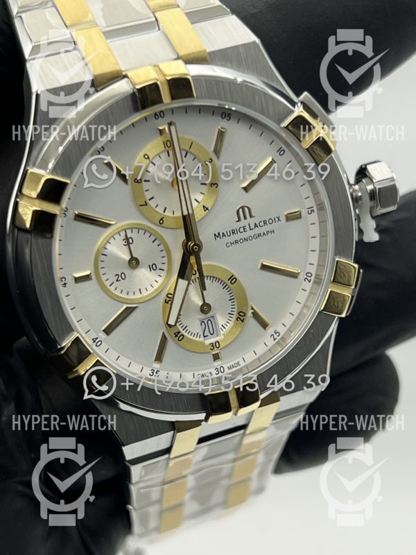 Фото 4 - Maurice Lacroix Aikon Chronograph 44mm AI1118-PVY03-130-1