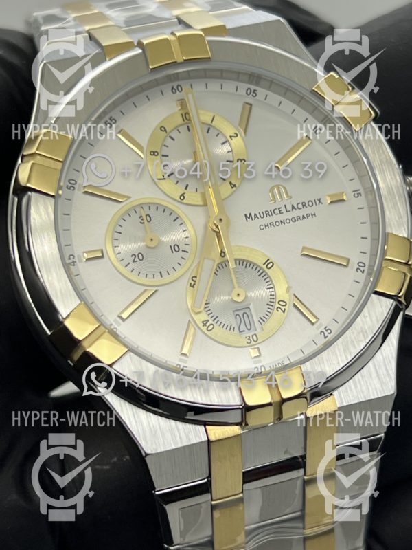 Фото 6 - Maurice Lacroix Aikon Chronograph 44mm AI1118-PVY03-130-1