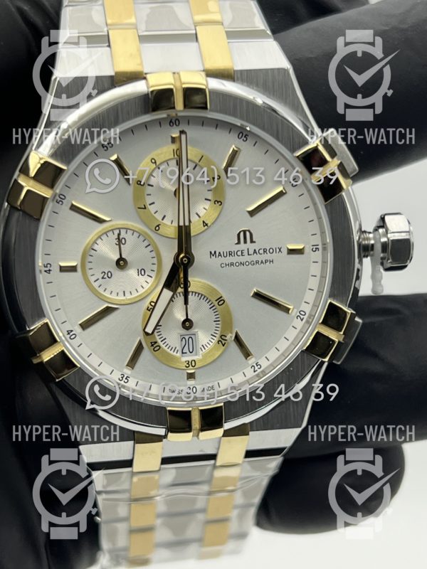 Фото 7 - Maurice Lacroix Aikon Chronograph 44mm AI1118-PVY03-130-1
